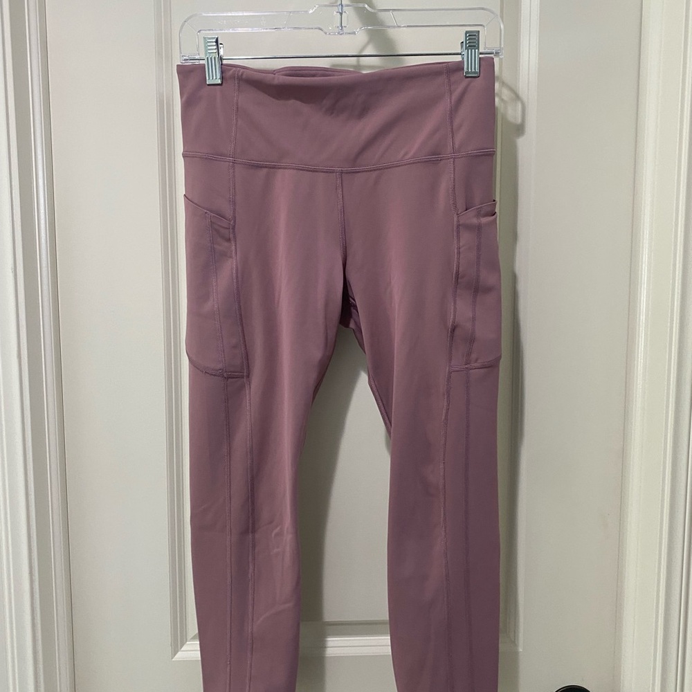 Athleta Ultimate Sugar Plum Mauve 7/8 Leggings